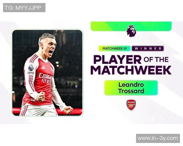 特罗萨德荣膺阿森纳12月最佳球员六场比赛贡献两球一助攻